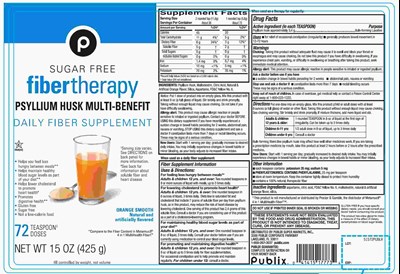 Publix Sugar Free Fiber Therapy Powder 72 Teaspoons Doses (515114cvs Updated Artwork.png)